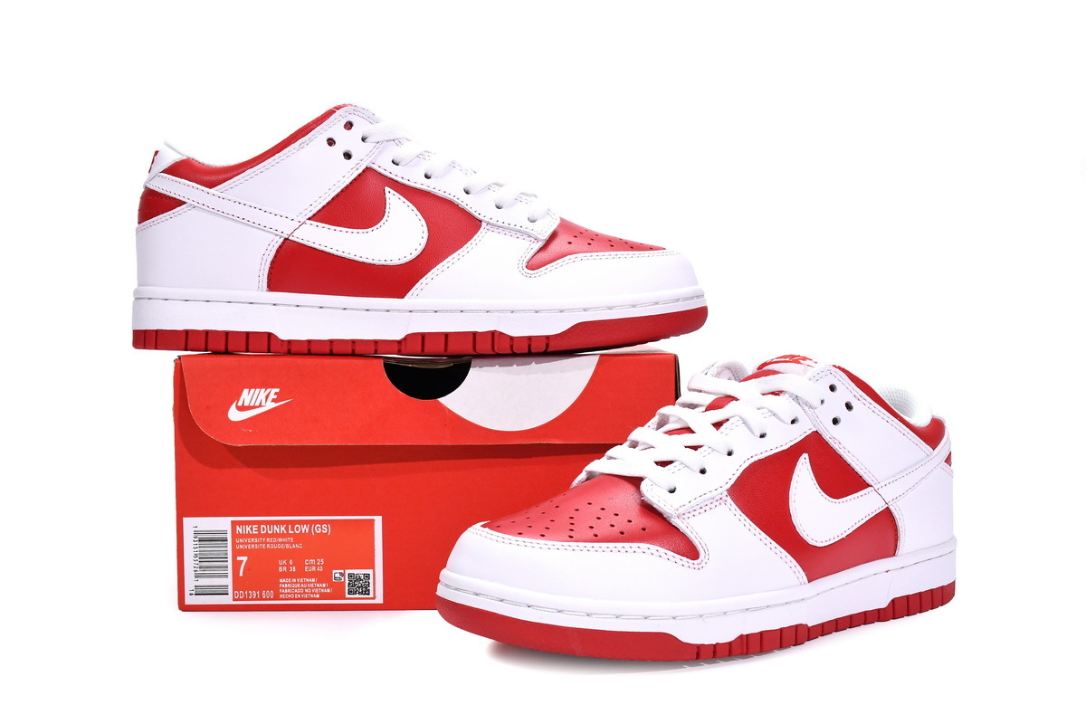 Nike Dunk Low Championship Red (2021) (Mid Quality)