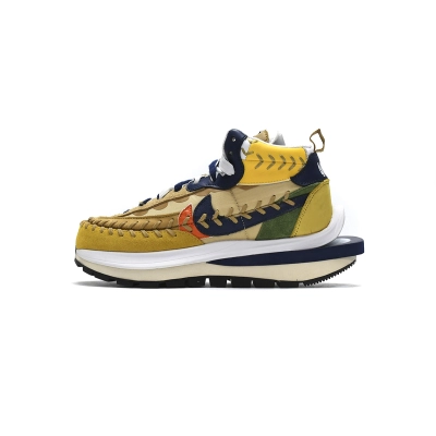 Nike Vaporwaffle sacai Jean Paul Gaultier Sesame Blue 01