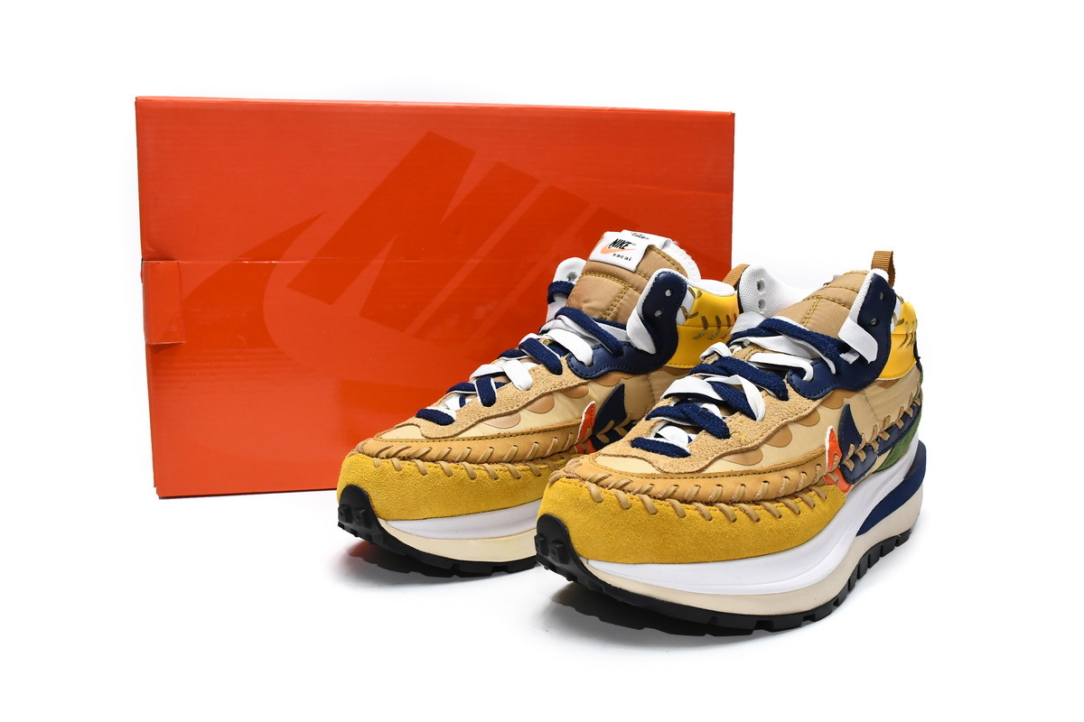 Nike Vaporwaffle sacai Jean Paul Gaultier Sesame Blue