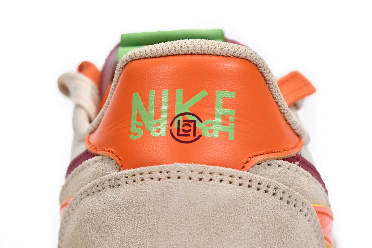 Nike LD Waffle sacai CLOT Kiss of Death Net Orange Blaze