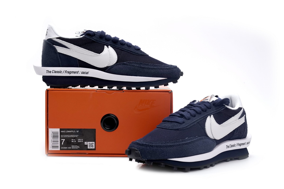 Nike LD Waffle SF sacai Fragment Blue Void