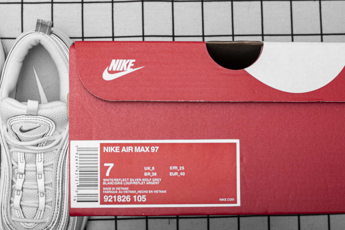 Nike Air Max 97 White Reflect Silver