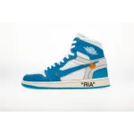 Jordan 1 Retro High Off-White University Blue