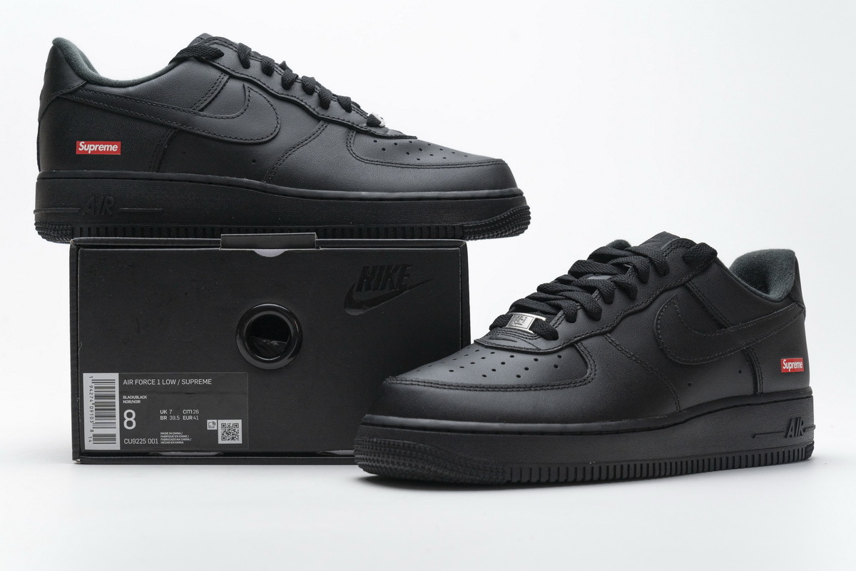 Nike Air Force 1 Low Supreme Black