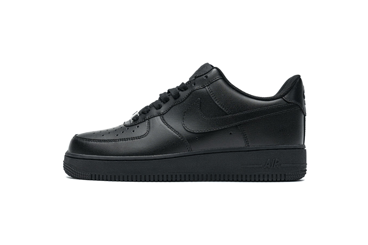Nike Air Force 1 Low '07 Black Black (Cheap Sneakers)
