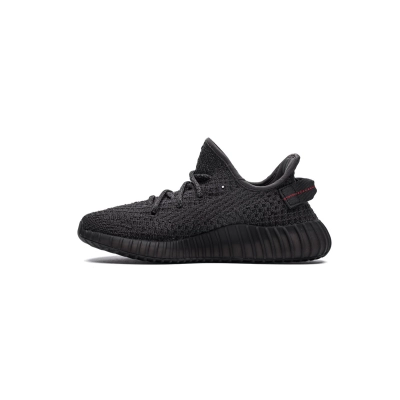 adidas Yeezy Boost 350 V2 Static Black (Reflective) (Cheap Sneakers) 01