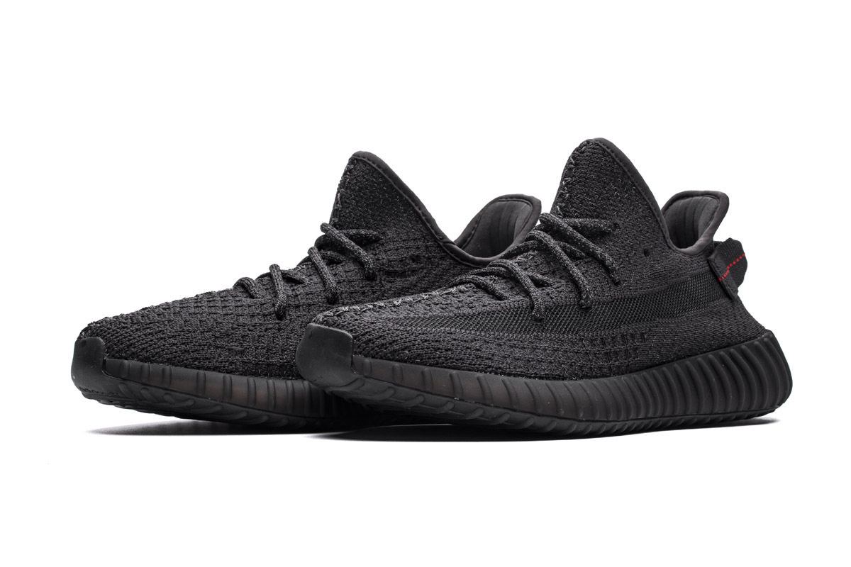 adidas Yeezy Boost 350 V2 Static Black (Reflective) (Cheap Sneakers)