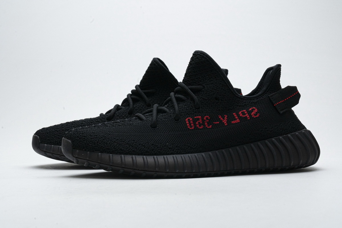 adidas Yeezy Boost 350 V2 Black Red (2017/2020) (Cheap Sneakers)