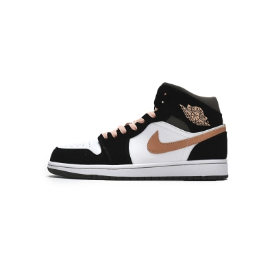 Jordan 1 Mid Peach Mocha (Mid Quality) 01