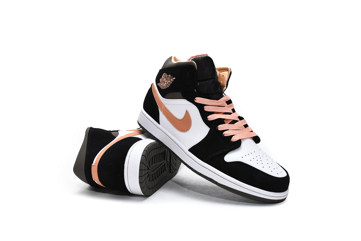 Jordan 1 Mid Peach Mocha (Mid Quality)
