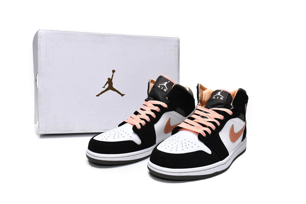 Jordan 1 Mid Peach Mocha (Mid Quality)
