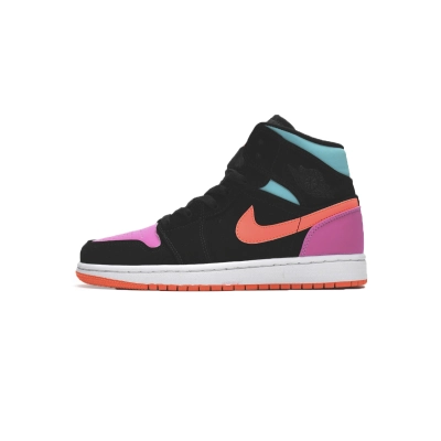 Jordan 1 Mid Multi-Color (GS) (Mid Quality) 01
