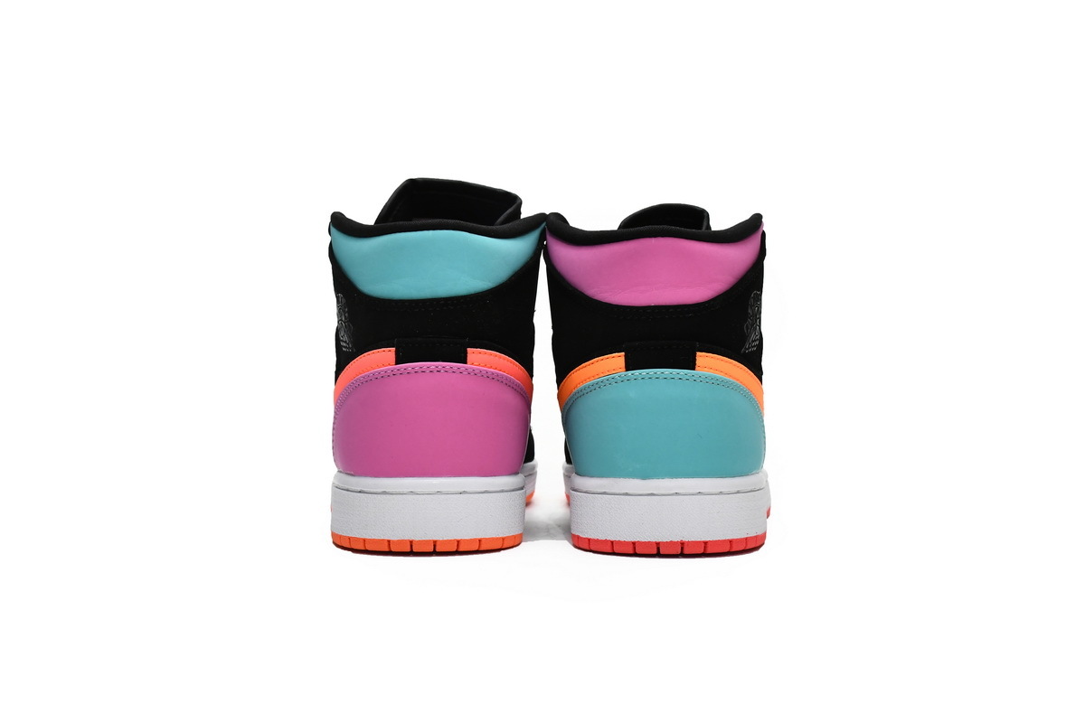 Jordan 1 Mid Multi-Color (GS) (Mid Quality)