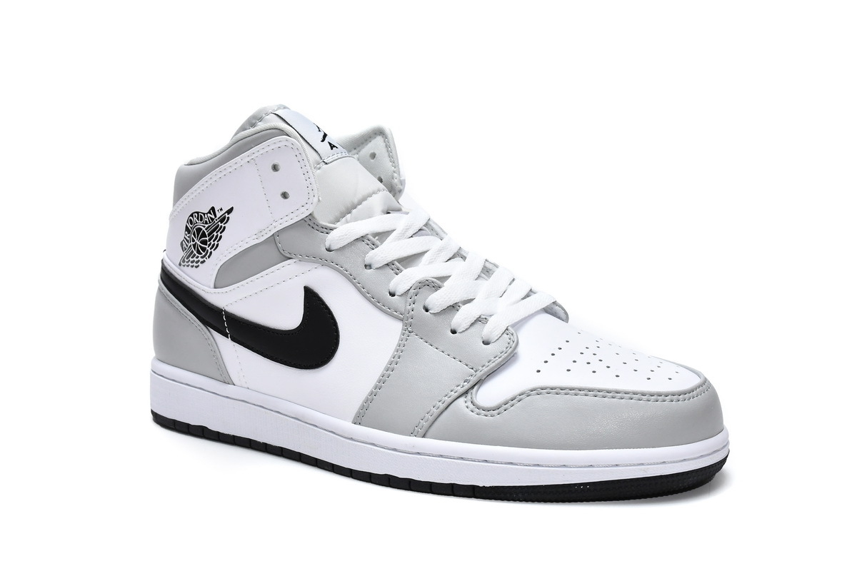 Jordan 1 Mid Light Smoke Grey (Mid Quality)