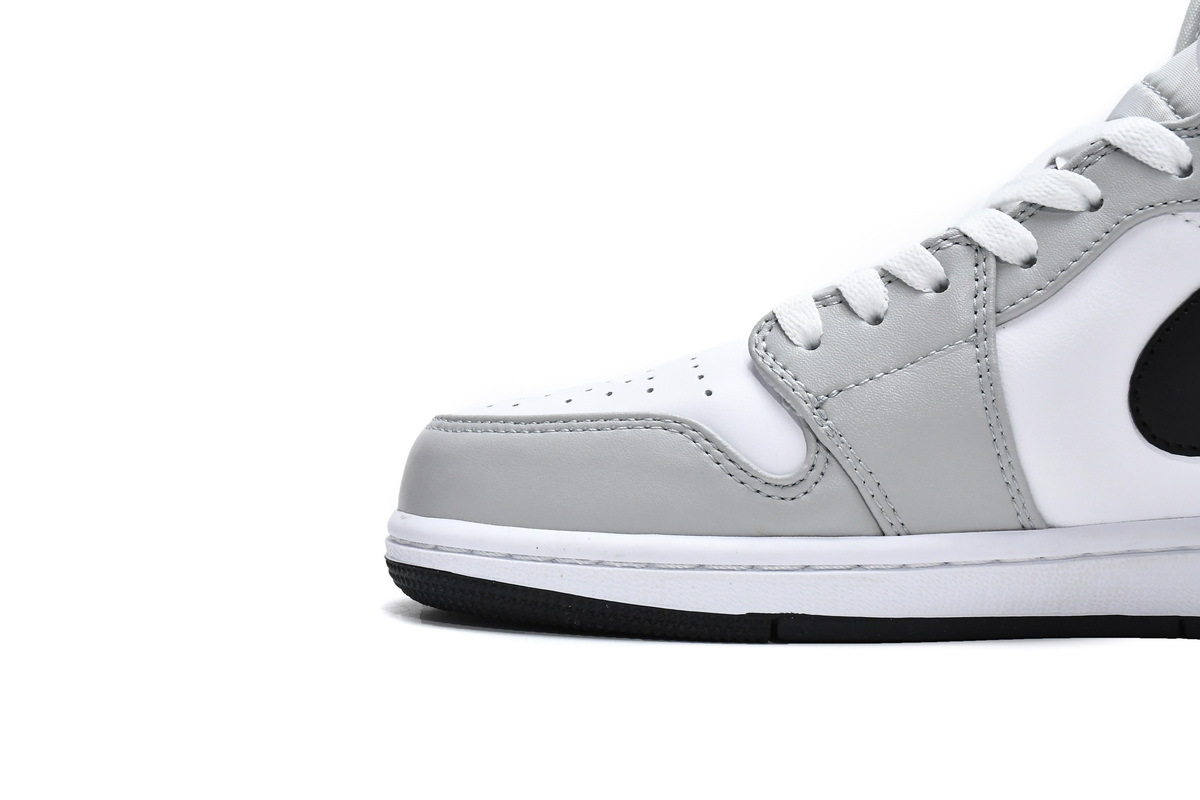 Jordan 1 Mid Light Smoke Grey (Mid Quality)