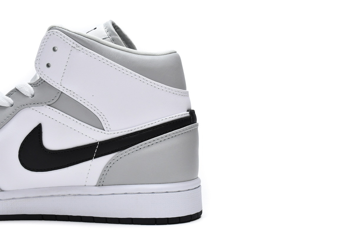 Jordan 1 Mid Light Smoke Grey (Mid Quality)