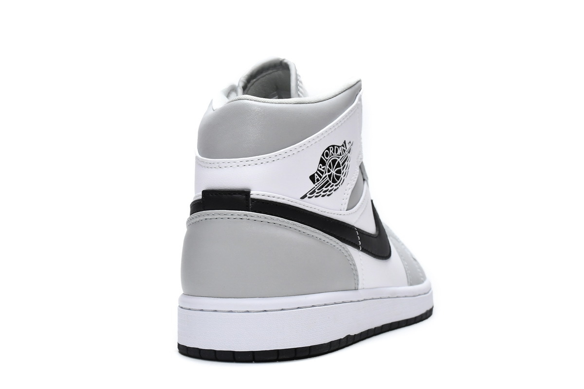 Jordan 1 Mid Light Smoke Grey (Mid Quality)