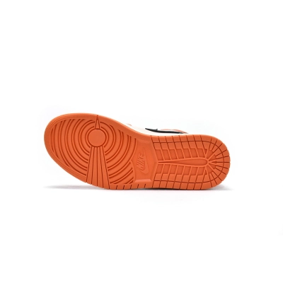 Jordan 1 Mid Team Orange Black (Mid Quality) 02