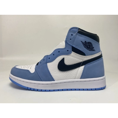 Jordan 1 Retro High White University Blue Black (Mid Quality) 01