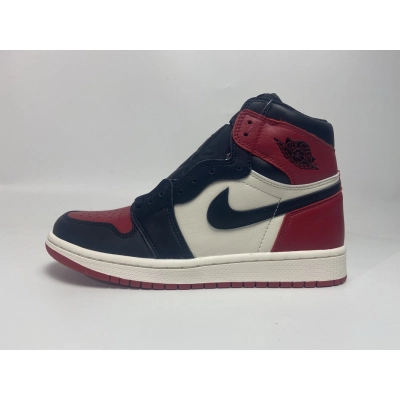 Jordan 1 Retro High Bred Toe (Mid Quality) 01