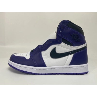 Jordan 1 Retro High Court Purple White (Mid Quality) 01