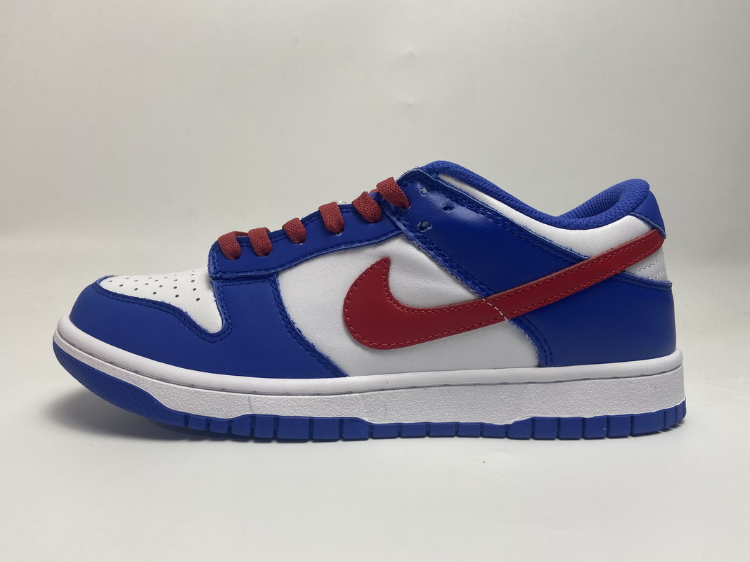 Nike Dunk Low Bright Crimson Game Royal (GS) (Cheap Sneakers)