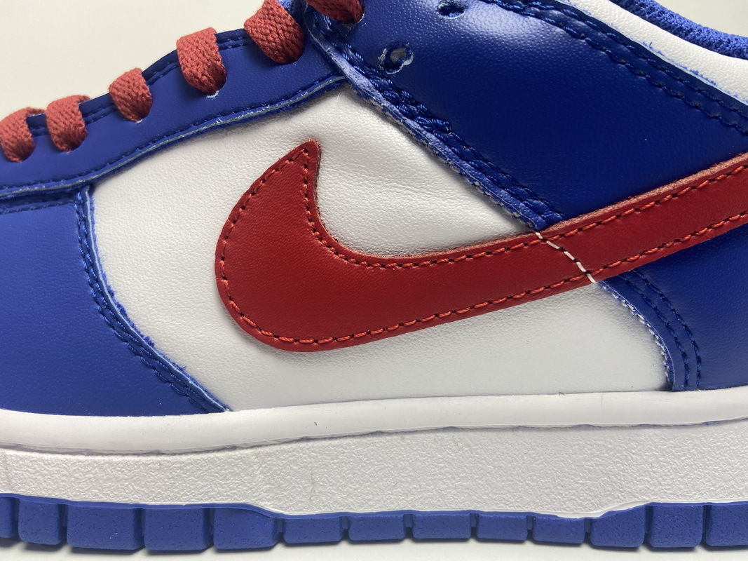 Nike Dunk Low Bright Crimson Game Royal (GS) (Cheap Sneakers)