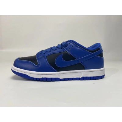Nike Dunk Low Retro Black Hyper Cobalt (2021) (Cheap Sneakers) 01