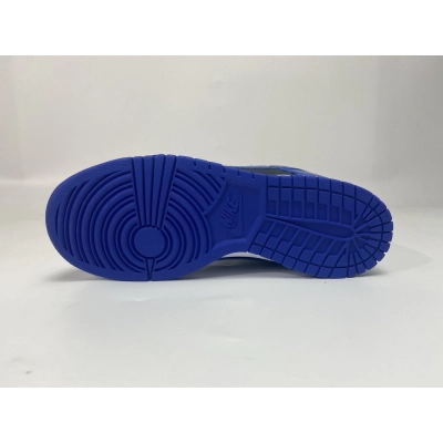 Nike Dunk Low Retro Black Hyper Cobalt (2021) (Cheap Sneakers) 02