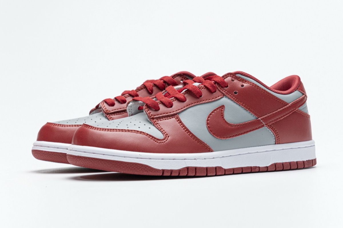 Nike Dunk Low Retro Medium Grey Varsity Red UNLV (2021) (Cheap Sneakers)