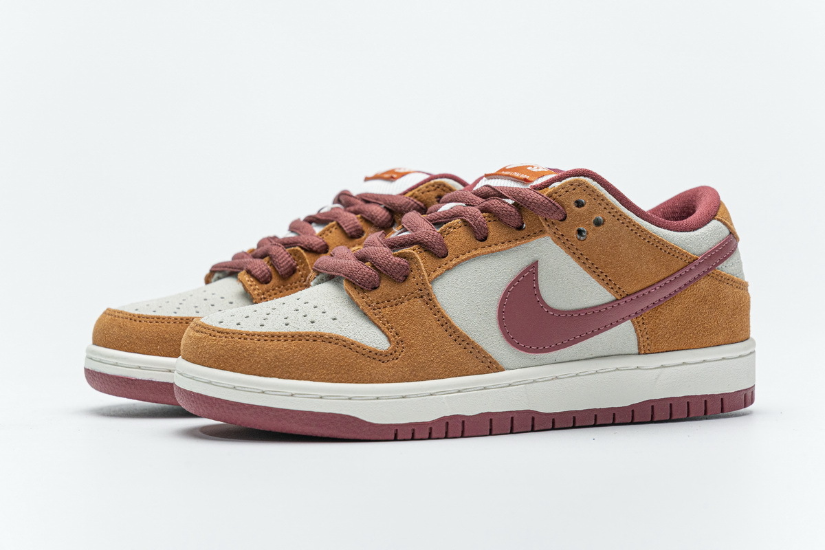 Nike SB Dunk Low Pro Dark Russet Cedar (Cheap Sneakers)
