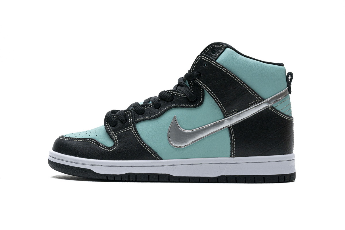 Nike Dunk SB High Diamond Supply Co. Aqua Blue (Cheap Sneakers)