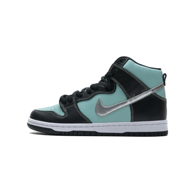 Nike Dunk SB High Diamond Supply Co. Aqua Blue (Cheap Sneakers) 01