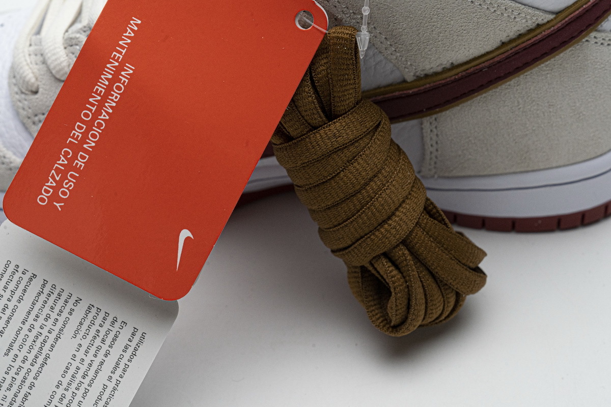 Nike SB Dunk High Sail Bright Crimson (Cheap Sneakers)