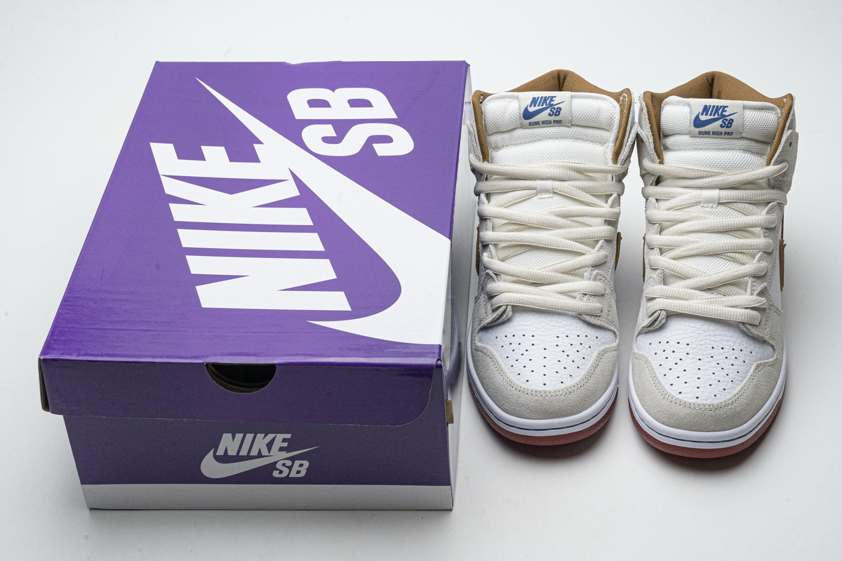 Nike SB Dunk High Sail Bright Crimson (Cheap Sneakers)