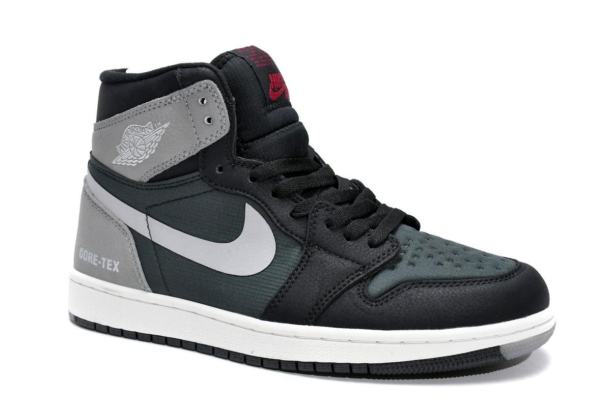 Jordan 1 Retro High Element Gore-Tex Black Particle Grey (Mid Quality)