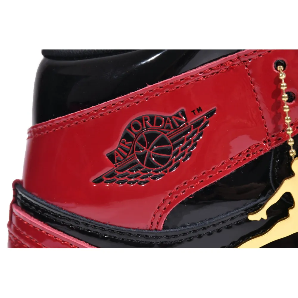 Jordan 1 Retro High OG Patent Bred (Mid Quality)