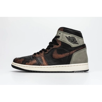 Jordan 1 Retro High Light Army Rust Shadow Patina (Mid Quality) 01