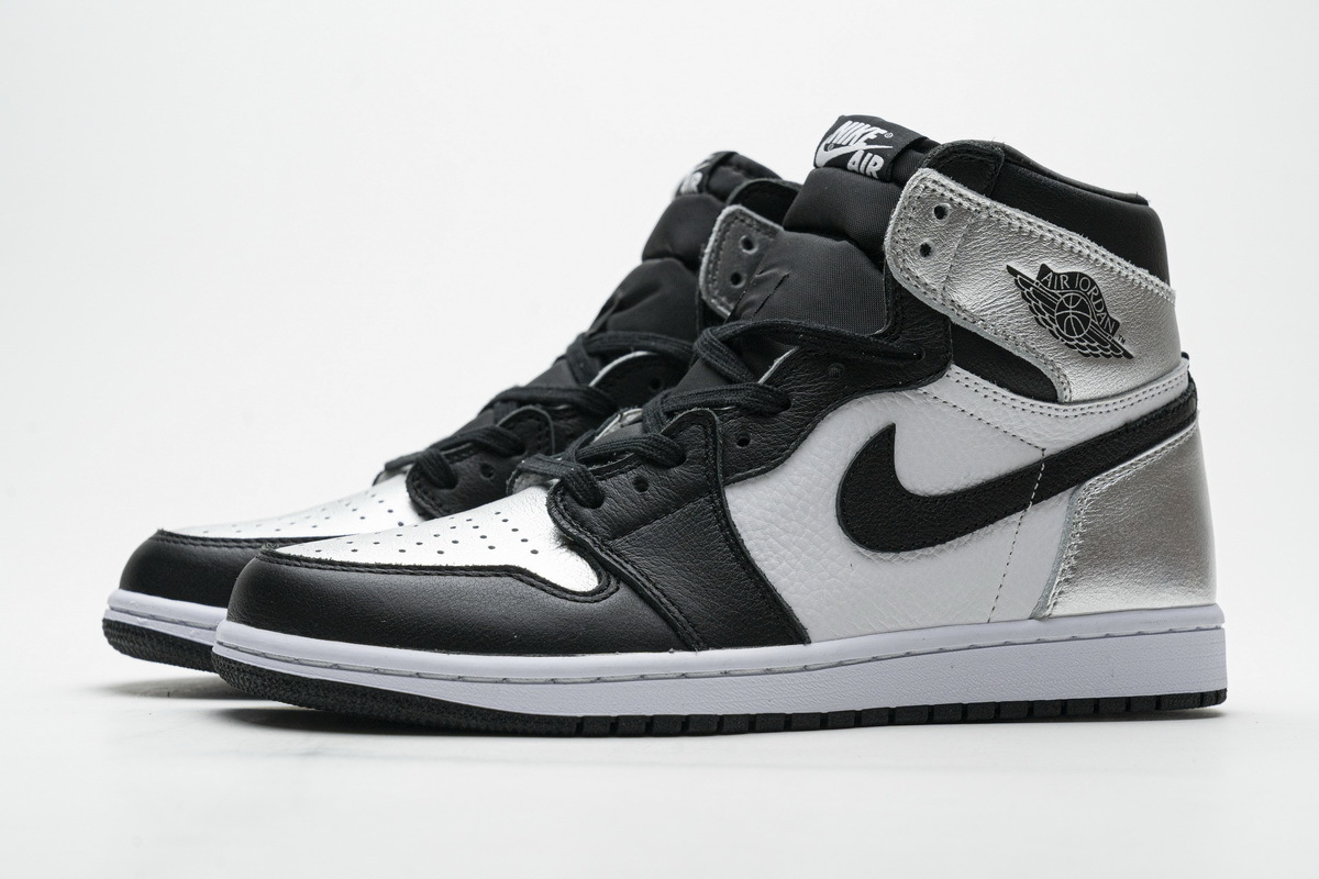 Jordan 1 Retro High Silver Toe (Mid Quality)