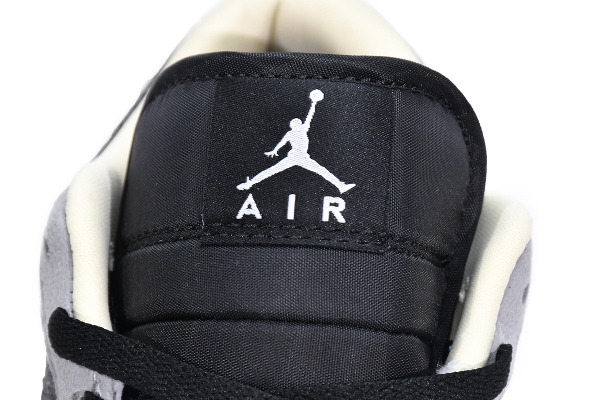 Jordan 1 Low SE Crater Black Grey (Cheap Sneakers)