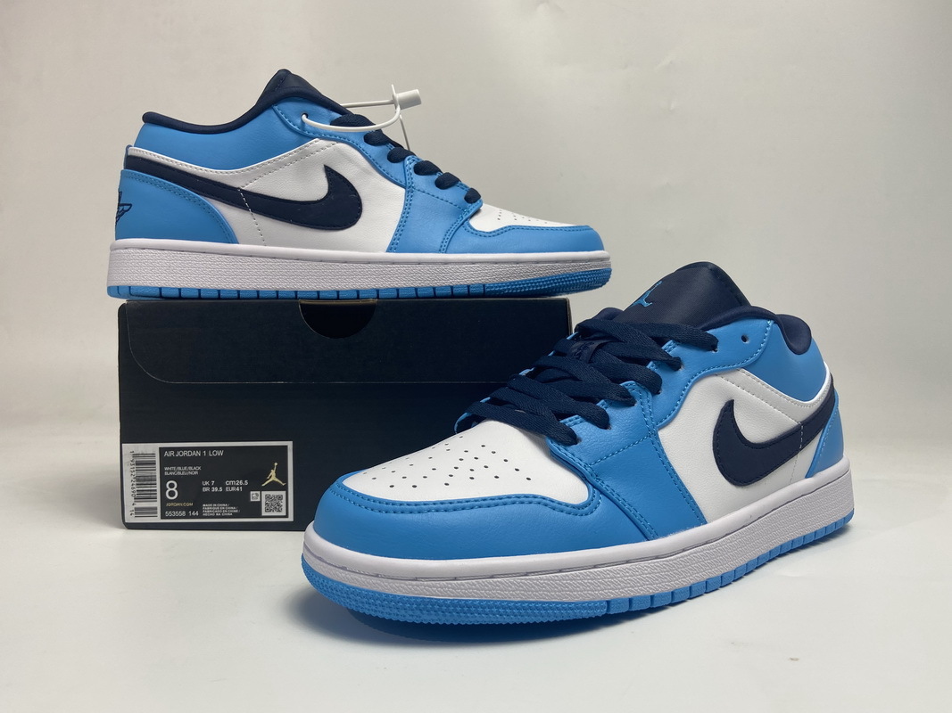 Jordan 1 Low UNC (2021) (Cheap Sneakers)