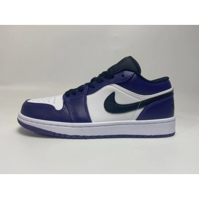 Jordan 1 Low Court Purple White (Cheap Sneakers) 01