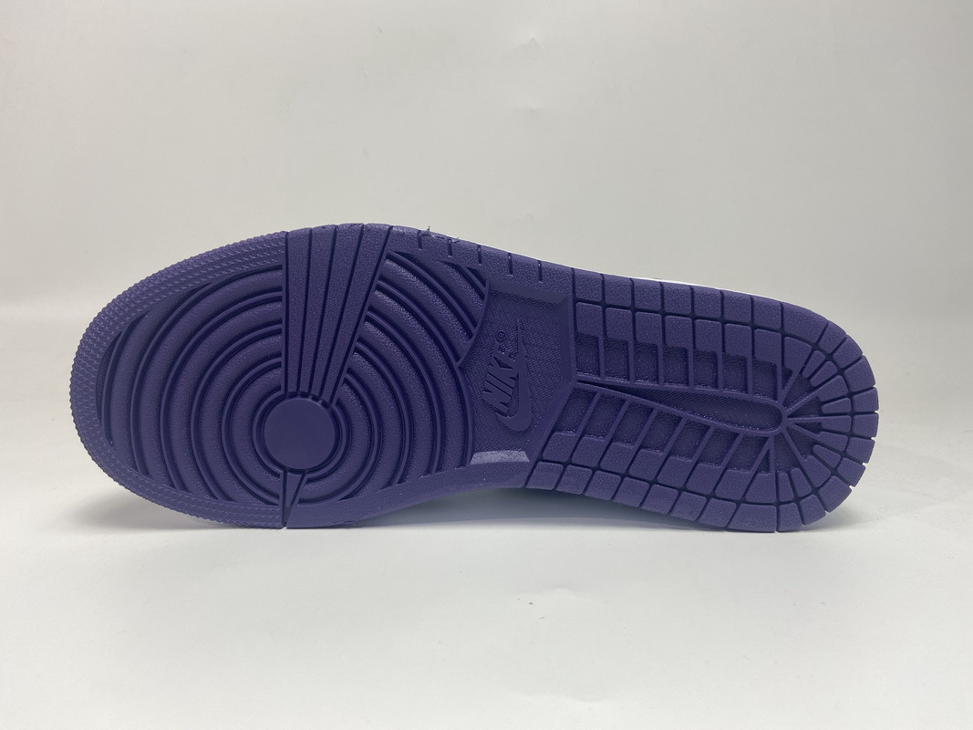 Jordan 1 Low Court Purple White (Cheap Sneakers)