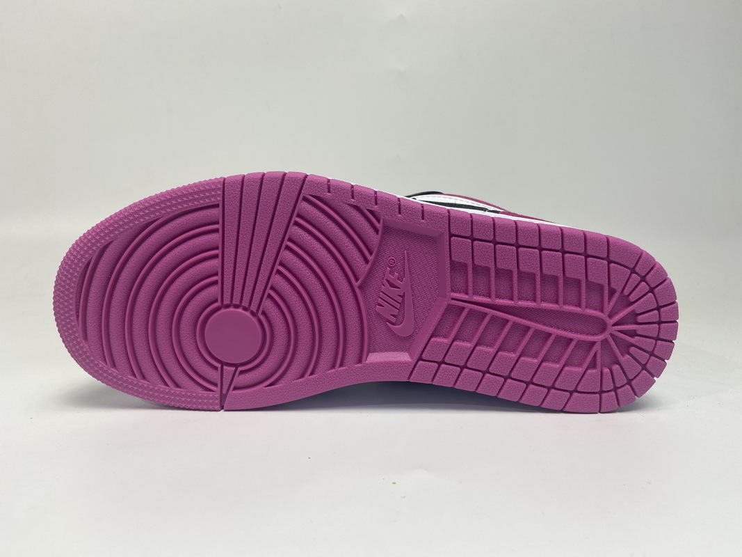 Jordan 1 Low Black Active Fuchsia (Cheap Sneakers)