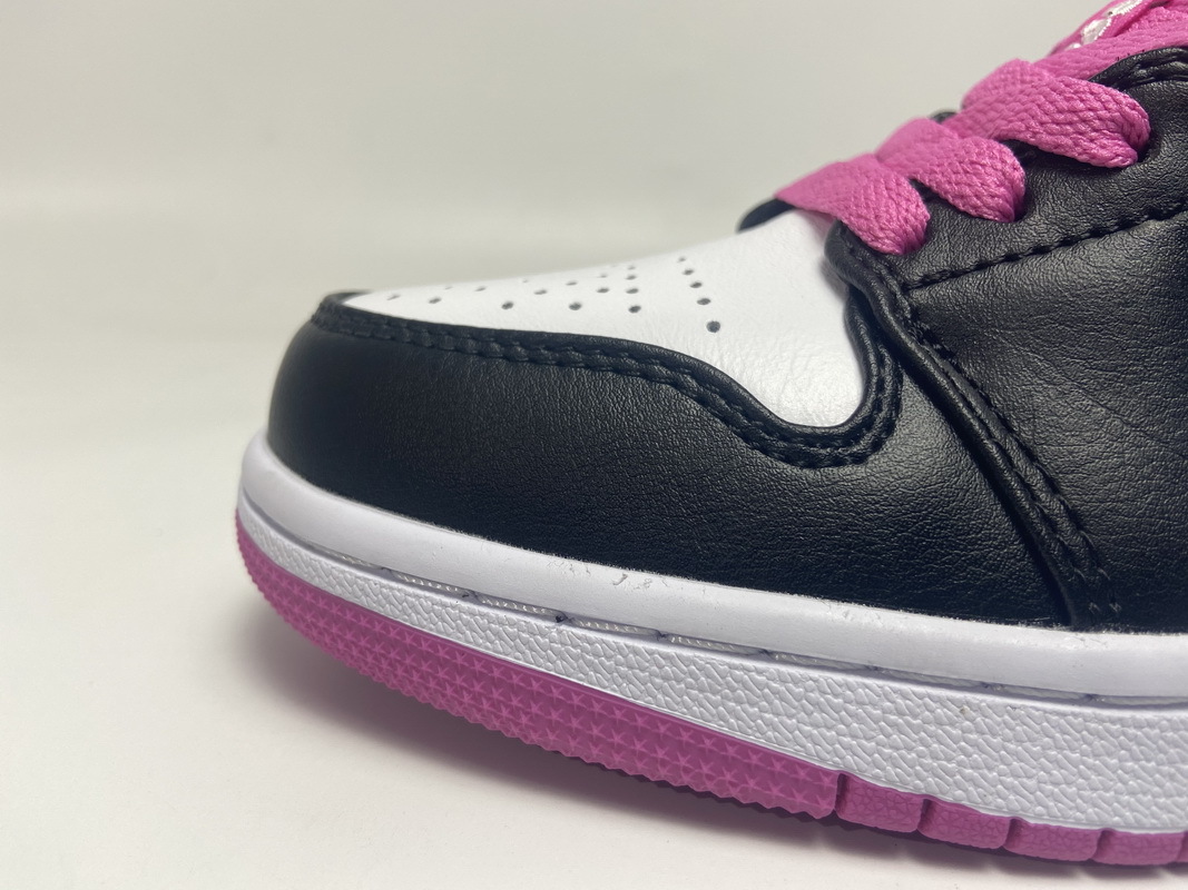 Jordan 1 Low Black Active Fuchsia (Cheap Sneakers)
