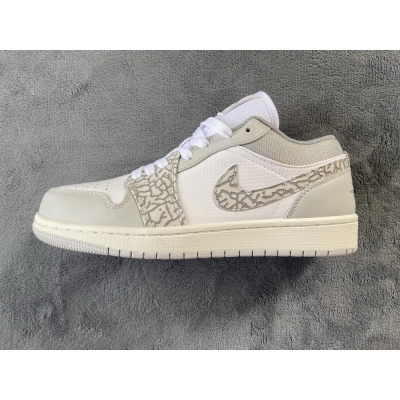 Jordan 1 Low PRM Smoke Grey Elephant (Cheap Sneakers) 01