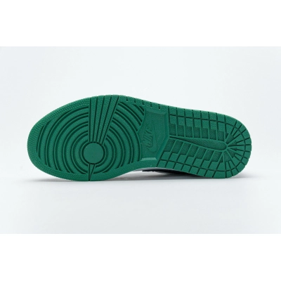 Jordan 1 Low White Black Mystic Green (Cheap Sneakers) 02