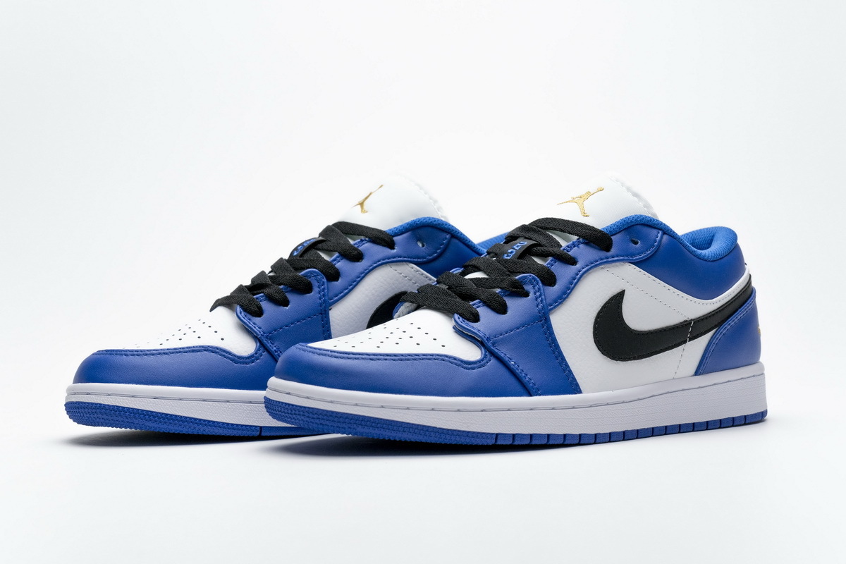 Jordan 1 Low Hyper Royal Orange Peel (Cheap Sneakers)