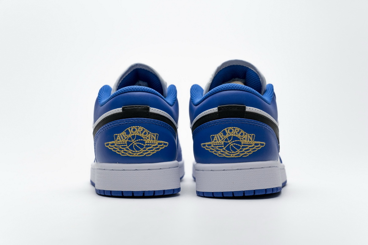 Jordan 1 Low Hyper Royal Orange Peel (Cheap Sneakers)