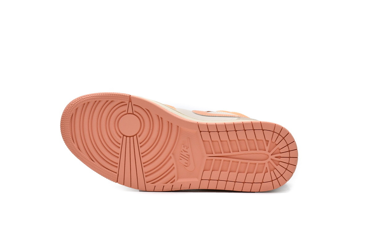 Jordan 1 Mid Apricot Orange (Mid Quality)